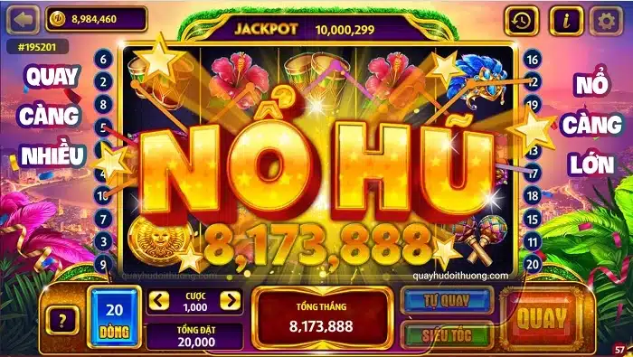 Danh sách các game nổ hũ đổi thưởng phổ biến nhất tại Luck8